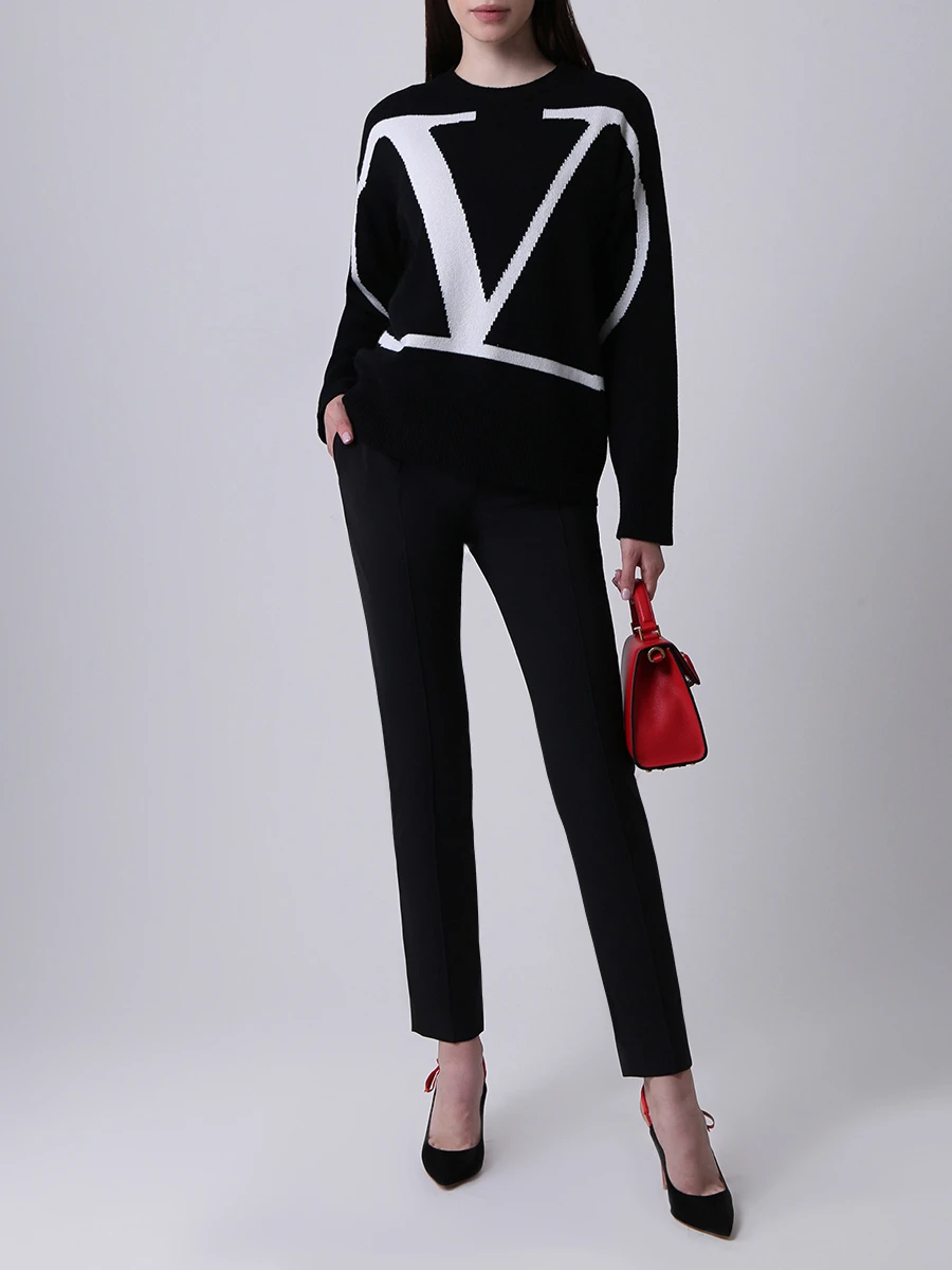 Свитер кашемировый с принтом