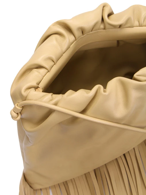 Сумка кожаная Fringe Pouch BOTTEGA VENETA