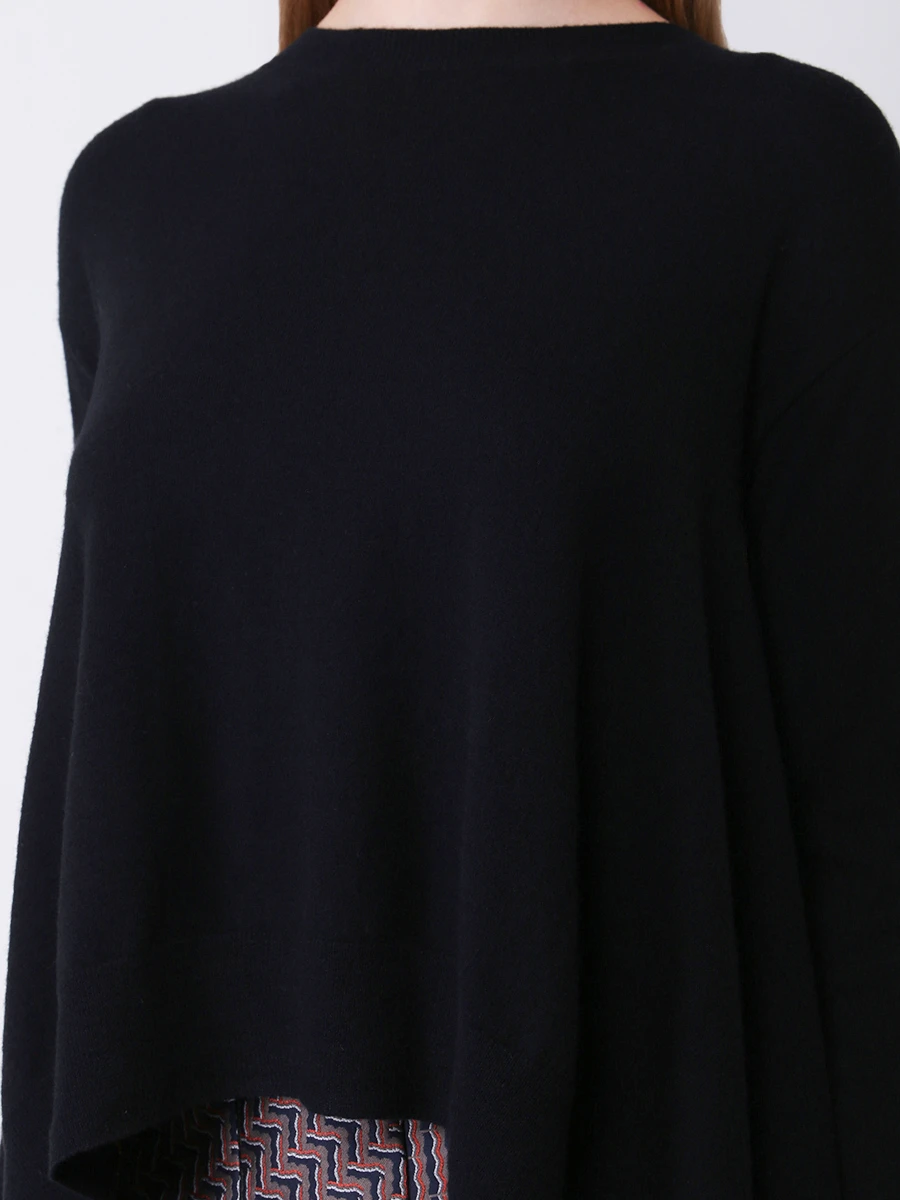 Свитер комбинированный