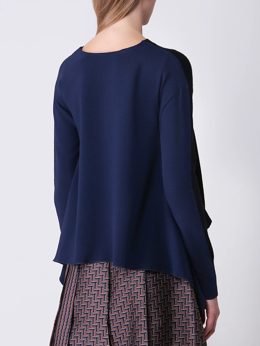 Свитер комбинированный