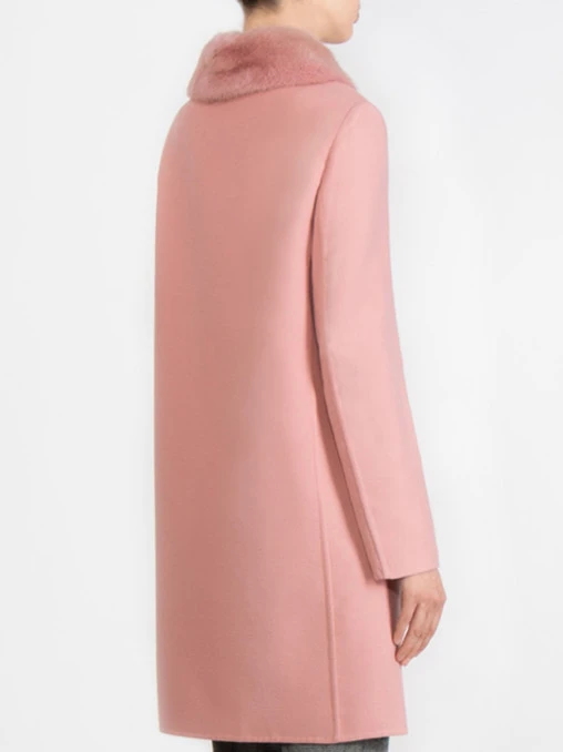 Шерстяное пальто ERMANNO SCERVINO