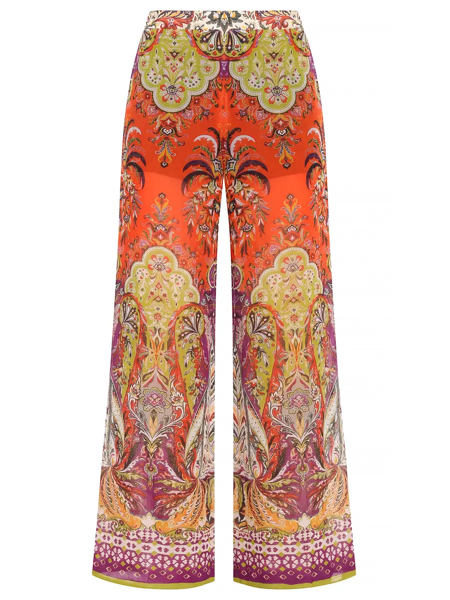 Брюки шелковые