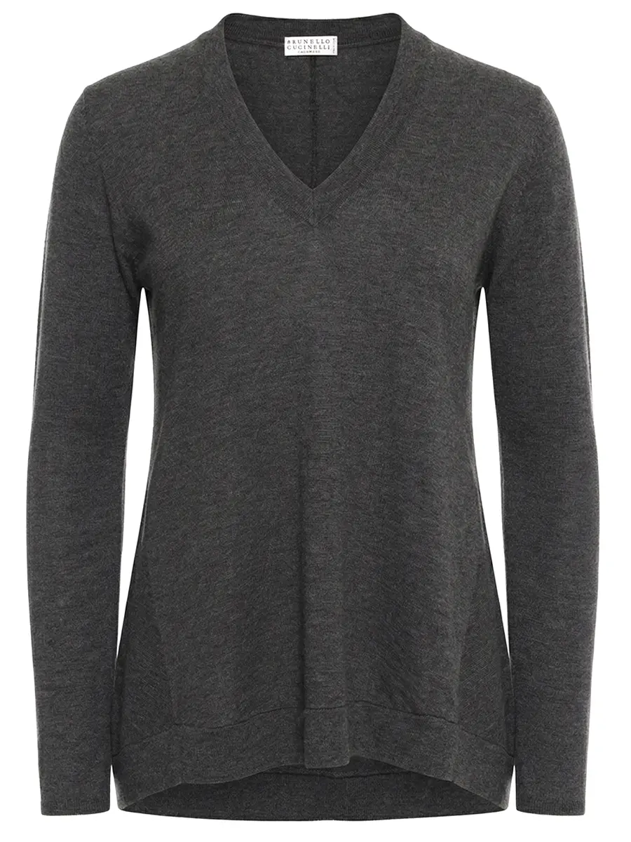 Пуловер из кашемира и шерсти