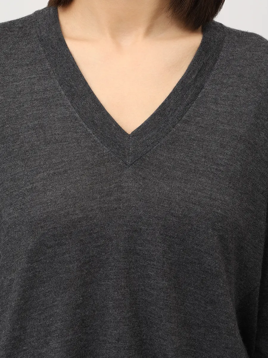 Пуловер из кашемира и шерсти