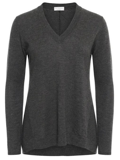 Пуловер из кашемира и шерсти BRUNELLO CUCINELLI