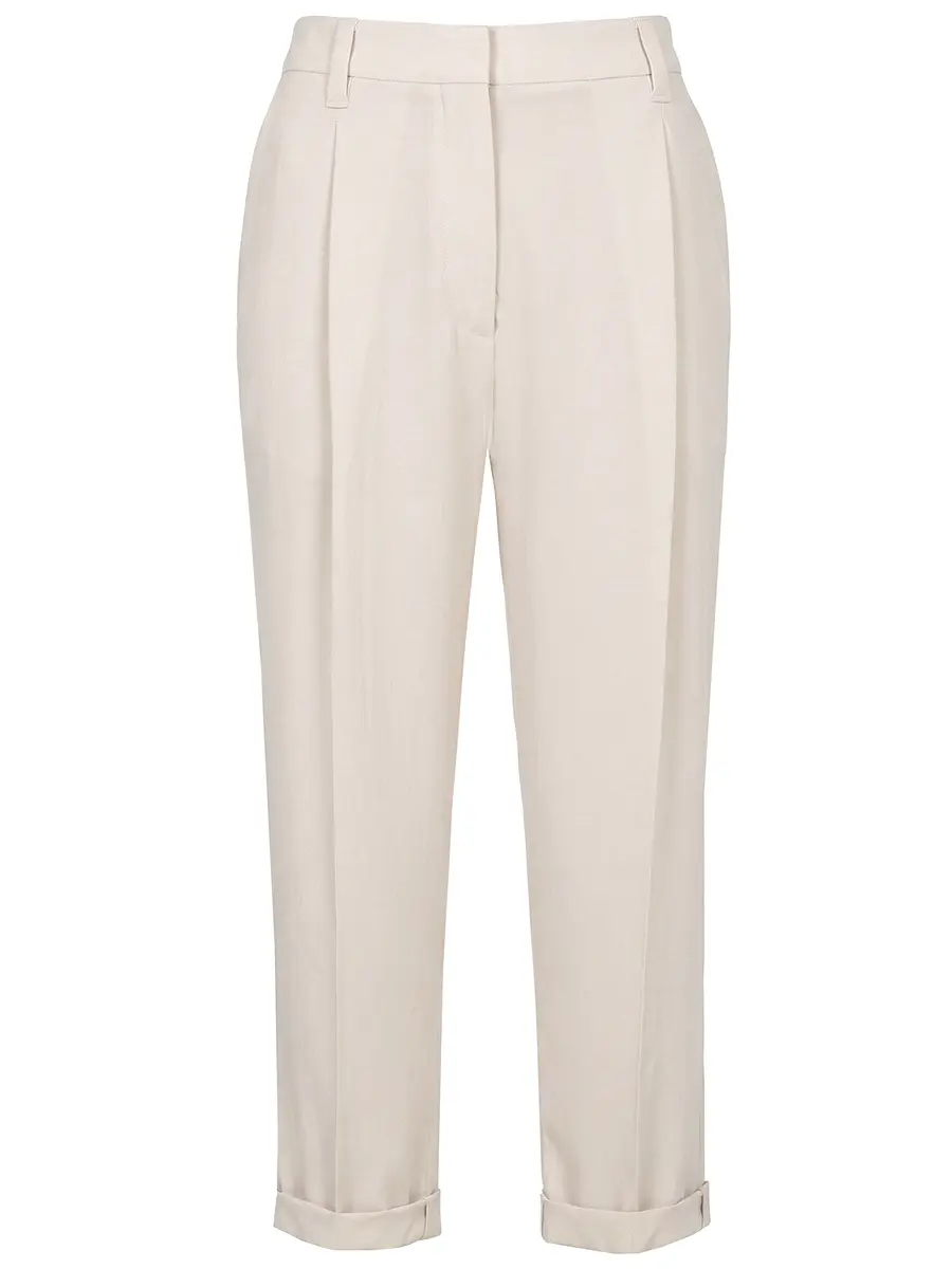 Брюки шелковые