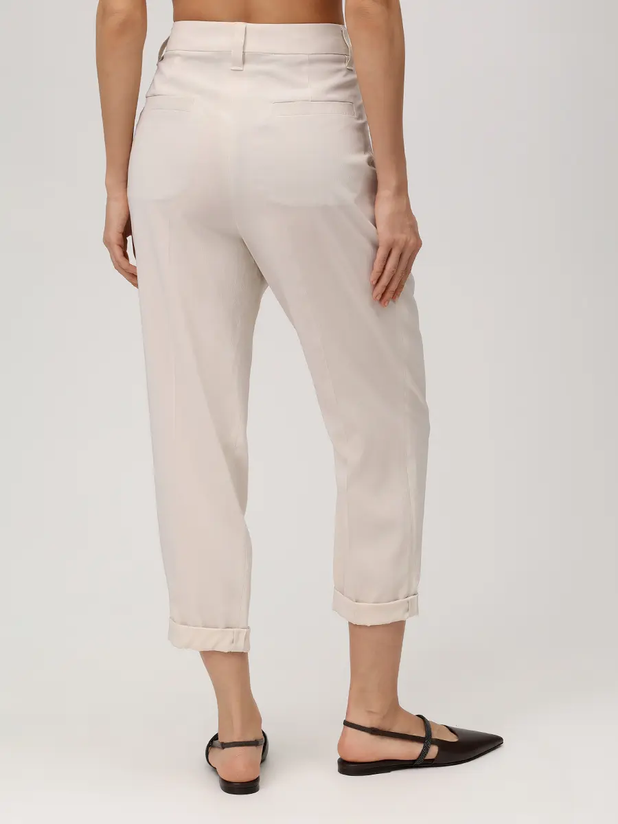 Брюки шелковые