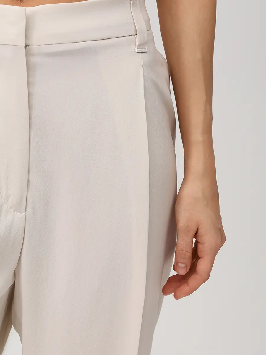 Брюки шелковые