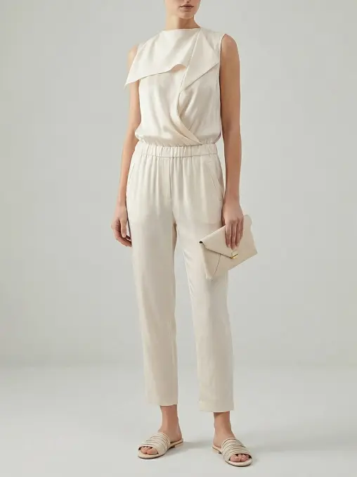 Комбинезон шелковый BRUNELLO CUCINELLI