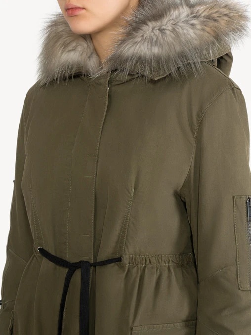Утепленная парка ERMANNO SCERVINO