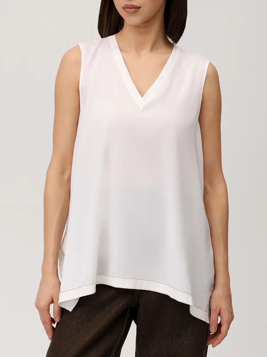 Топ шелковый