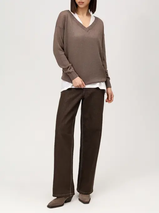 Топ шелковый BRUNELLO CUCINELLI