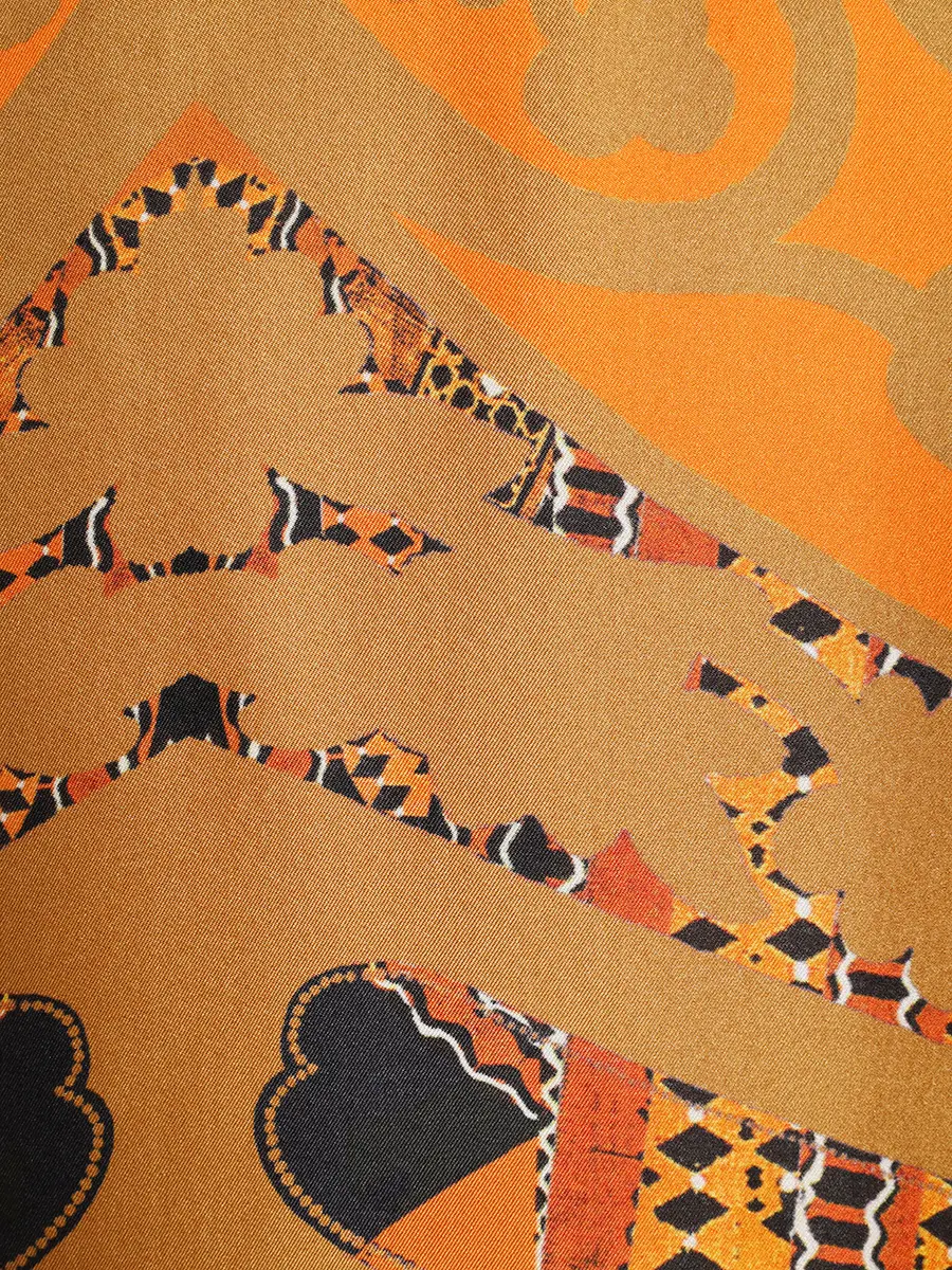 Платье шелковое