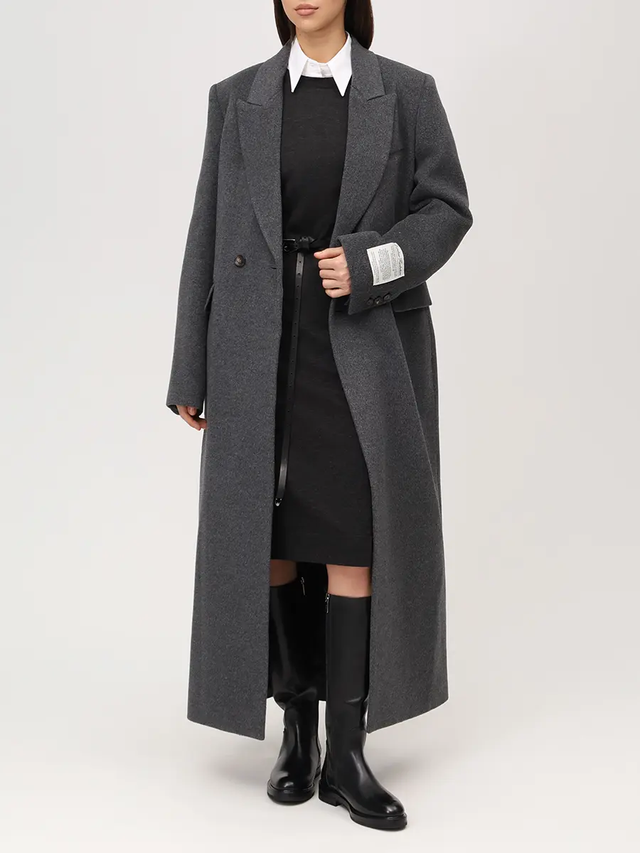 Платье из кашемира и шелка