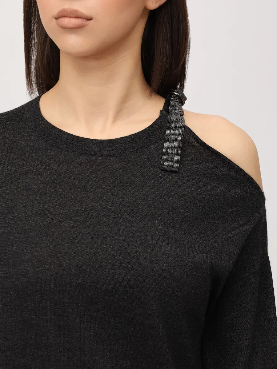 Платье из кашемира и шелка