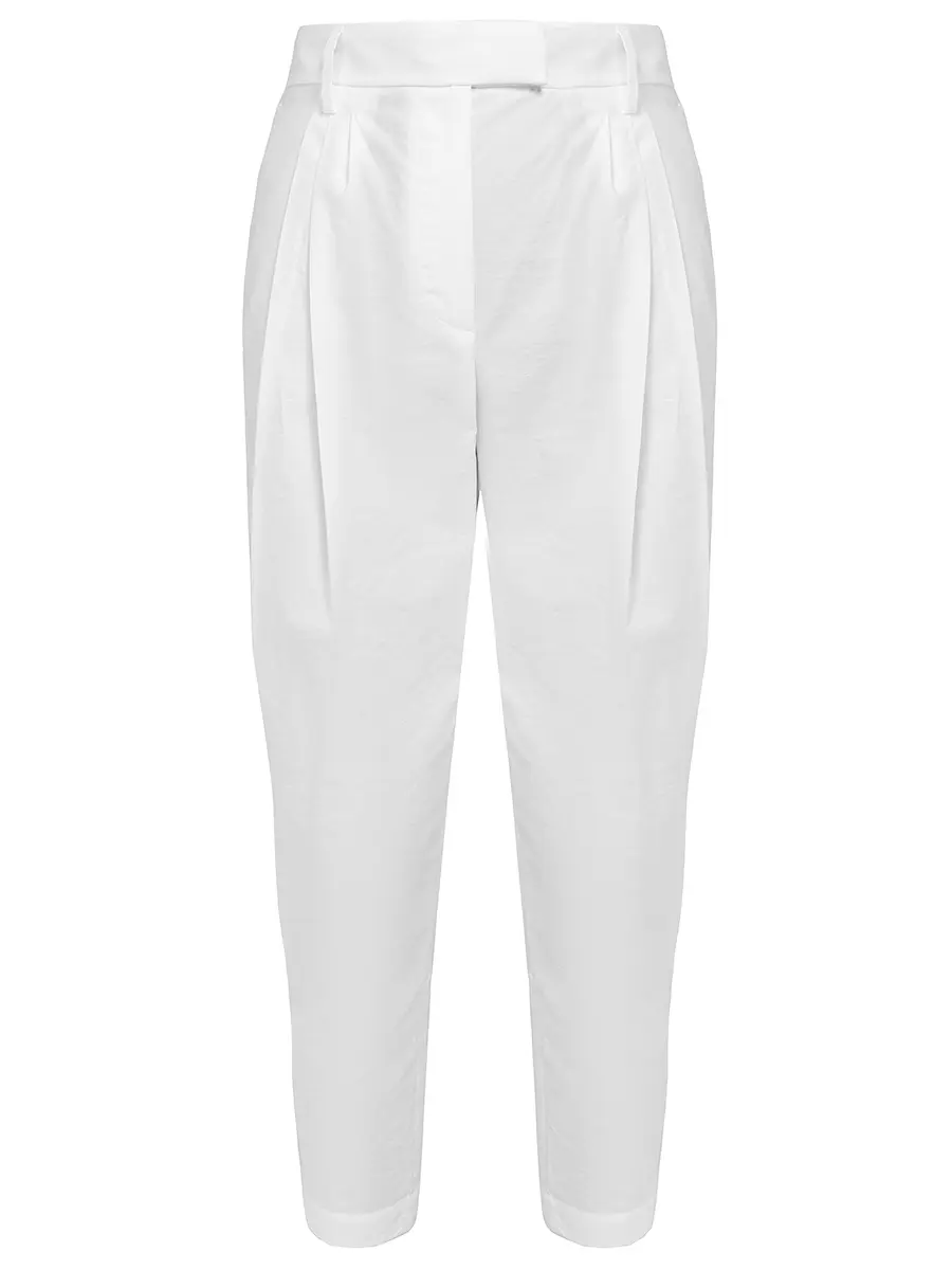 Однотонные брюки