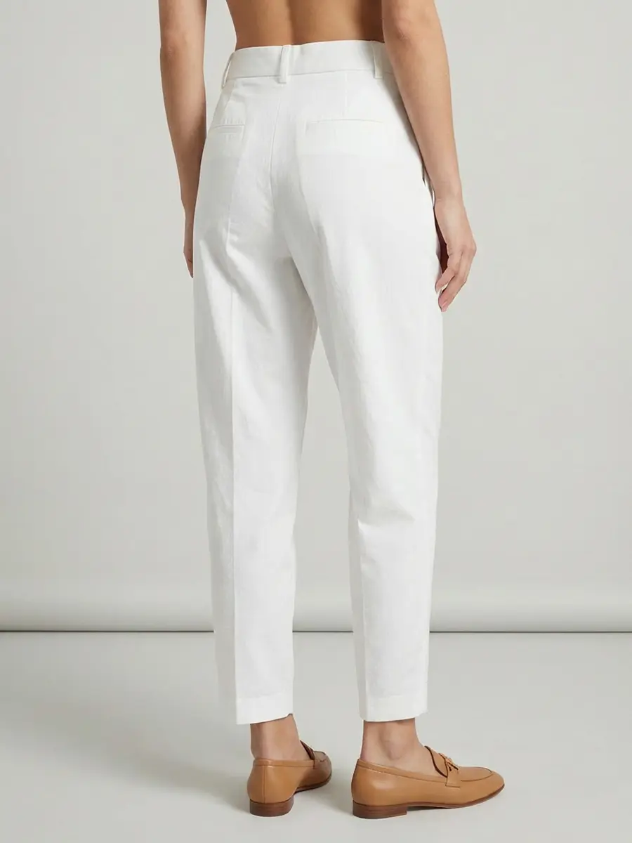 Однотонные брюки