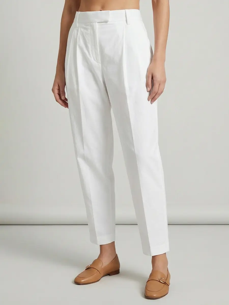 Однотонные брюки