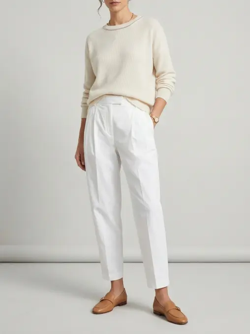 Однотонные брюки BRUNELLO CUCINELLI