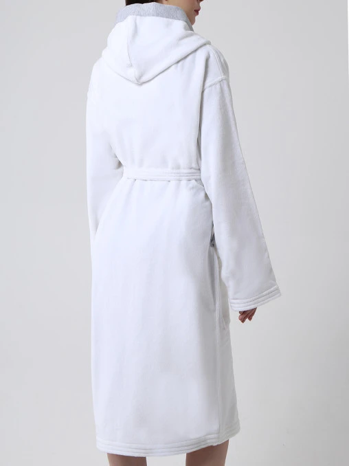 Хлопковый халат BRUNELLO CUCINELLI