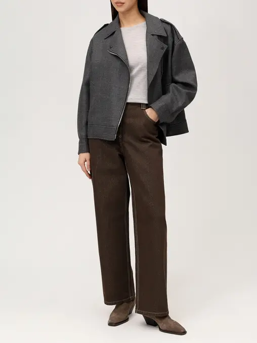 Футболка из кашемира и шелка BRUNELLO CUCINELLI