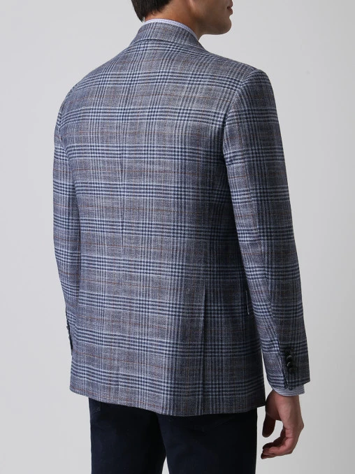 Пиджак в клетку KITON