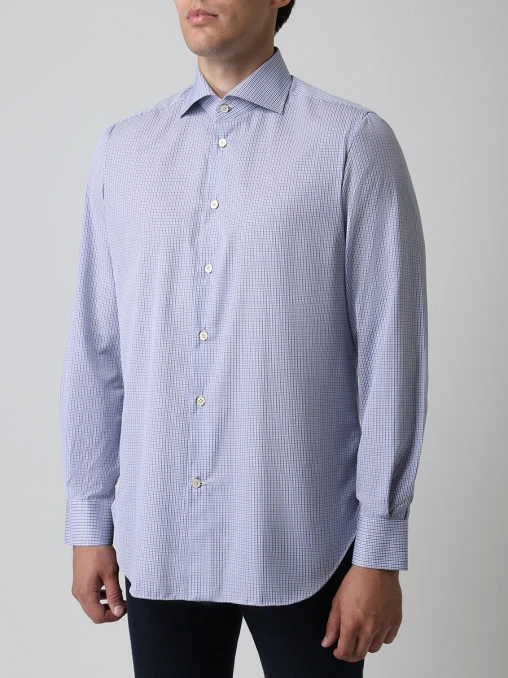 Рубашка Regular Fit в клетку KITON