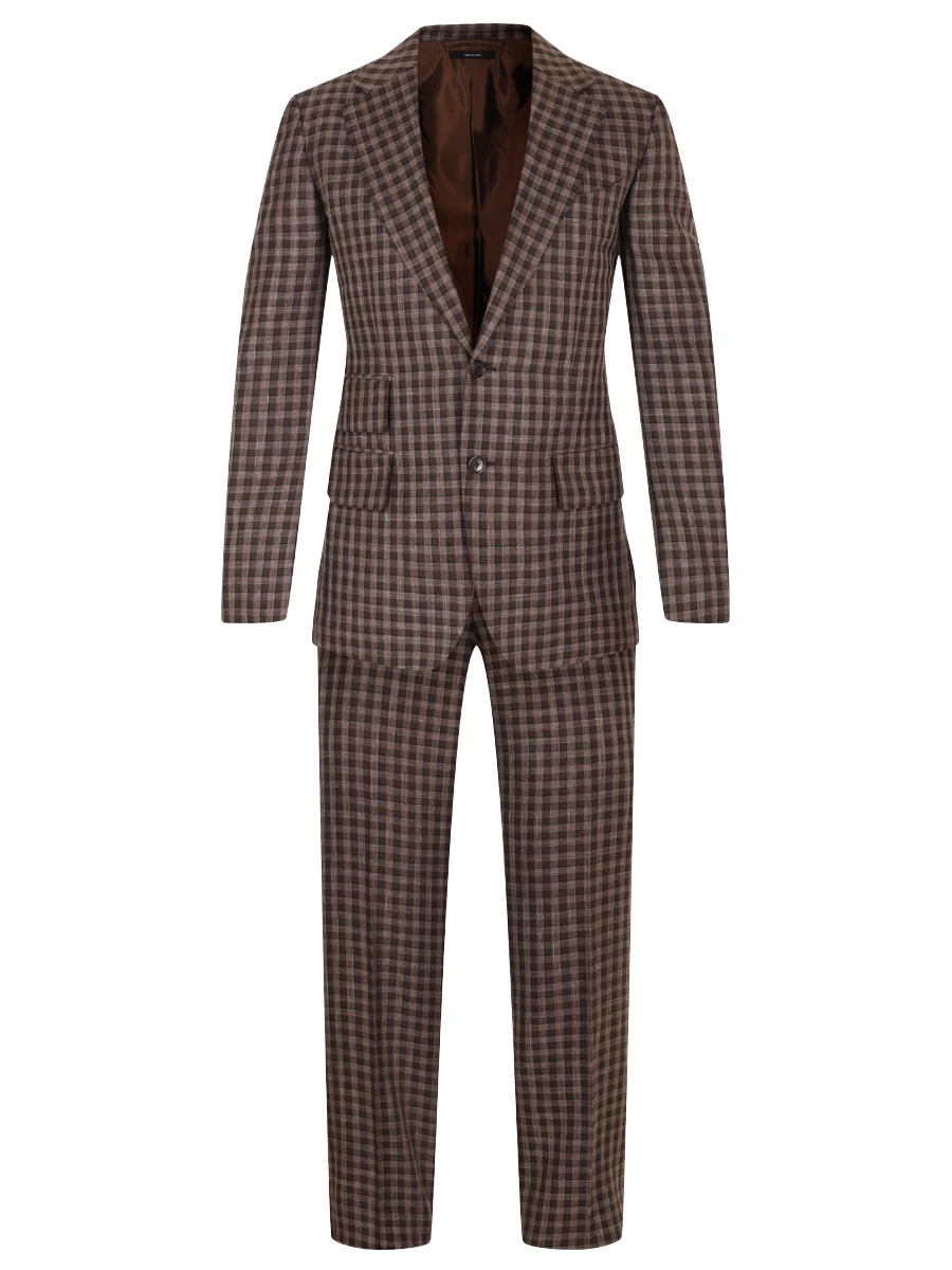 Костюм из шерсти и шелка