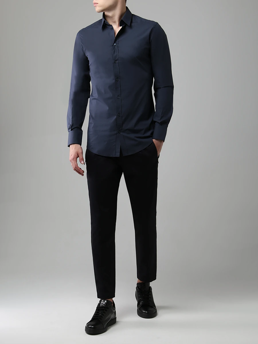 Рубашка Slim Fit хлопковая