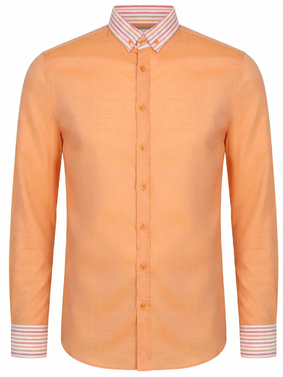 Рубашка Slim Fit хлопковая