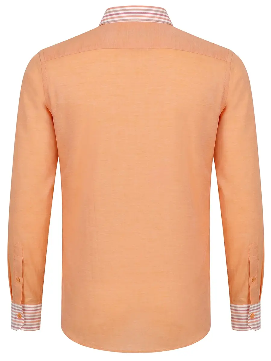 Рубашка Slim Fit хлопковая