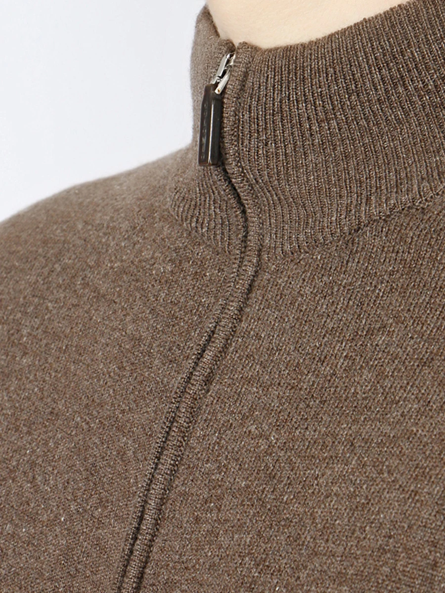 Кардиган кашемировый на молнии