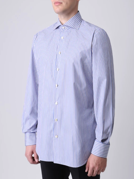 Рубашка Regular Fit в полоску KITON