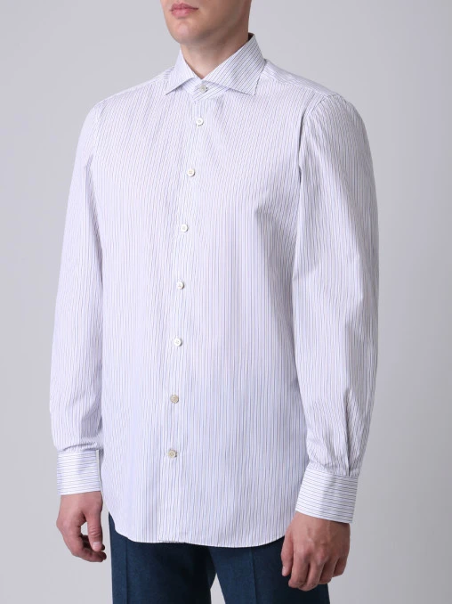 Рубашка Regular Fit в полоску KITON