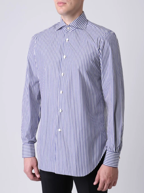 Рубашка Regular Fit в полоску KITON