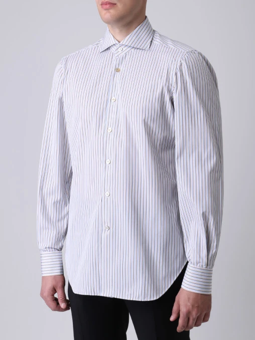 Рубашка Regular Fit в полоску KITON
