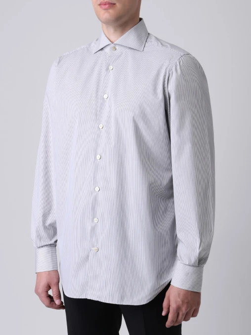 Рубашка Regular Fit в полоску KITON