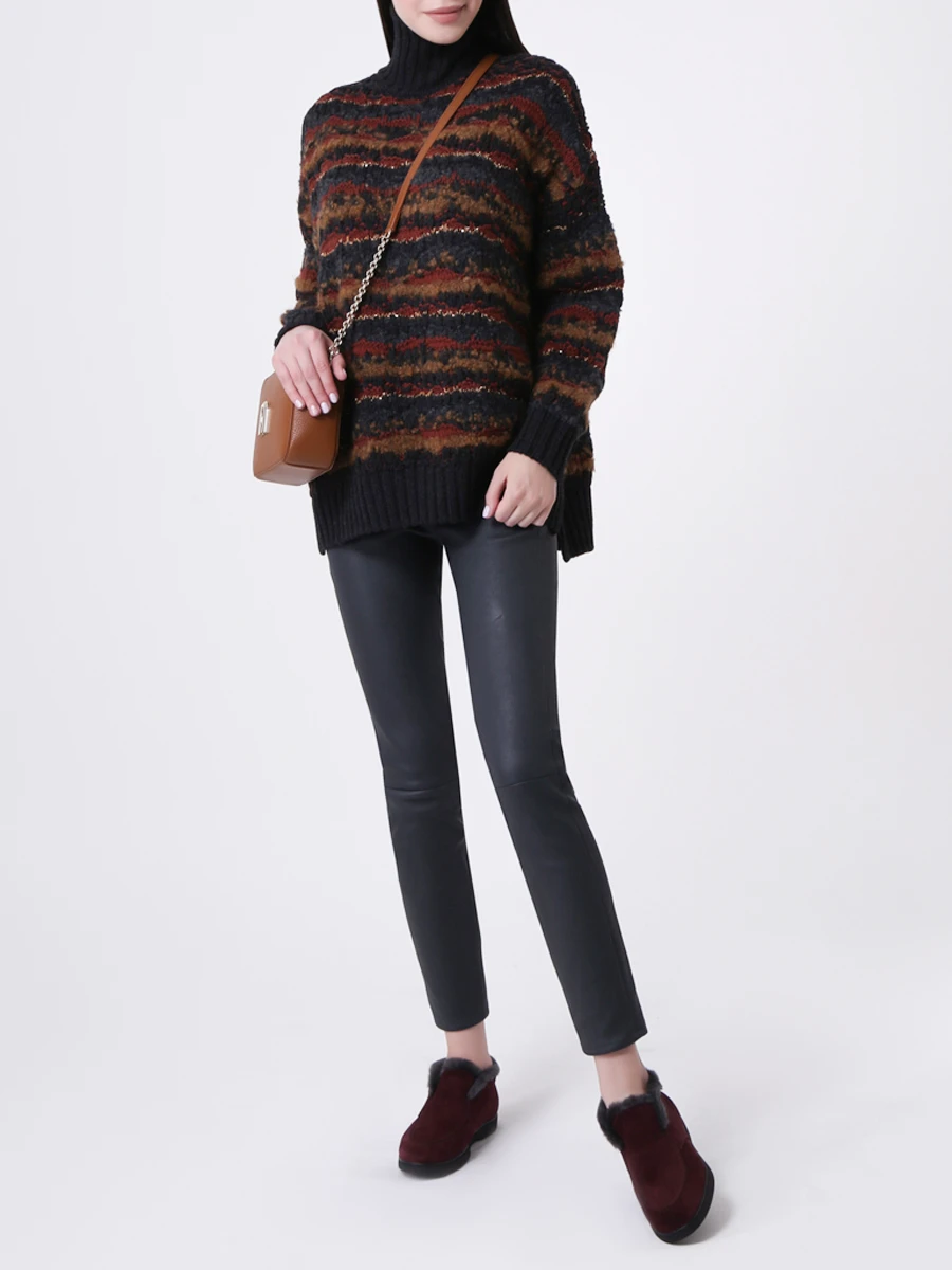 Брюки кожаные