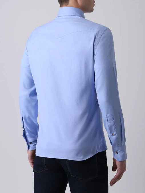 Рубашка Leisure Fit хлопковая BRUNELLO CUCINELLI
