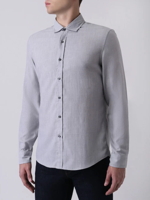 Рубашка Leisure Fit хлопковая BRUNELLO CUCINELLI