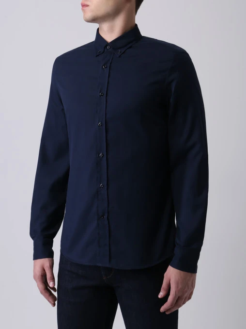 Рубашка Leisure Fit хлопковая BRUNELLO CUCINELLI