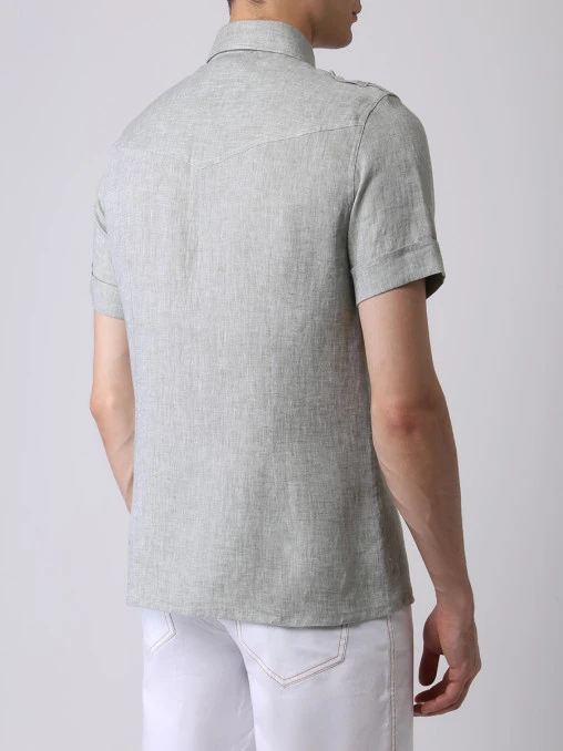 Рубашка Regular Fit льняная STILE LATINO