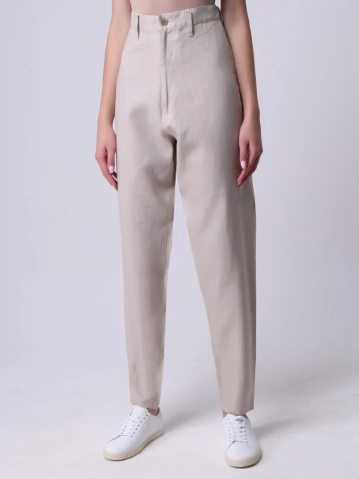 Брюки льняные YOHJI YAMAMOTO