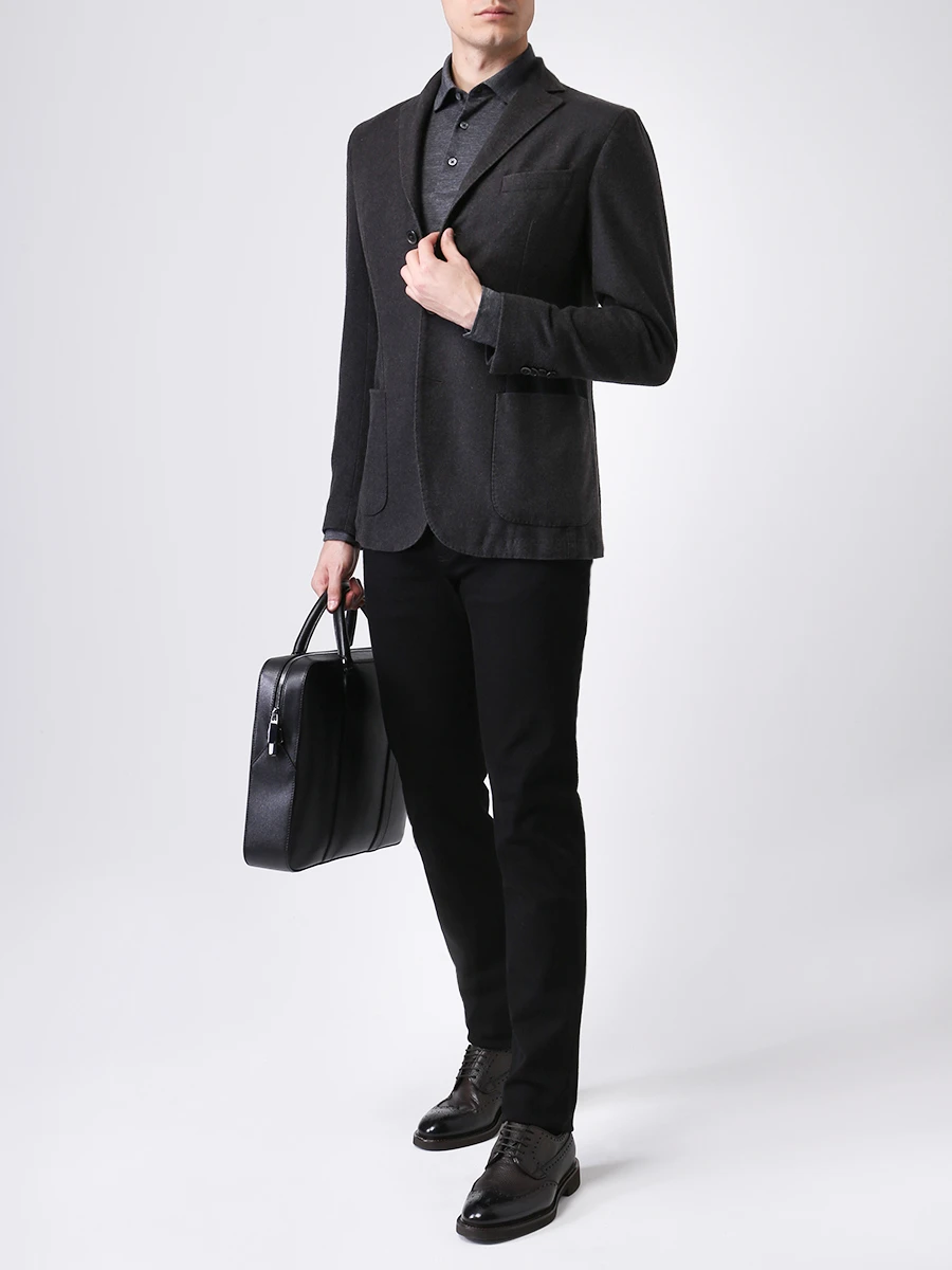 Поло из шерсти и хлопка