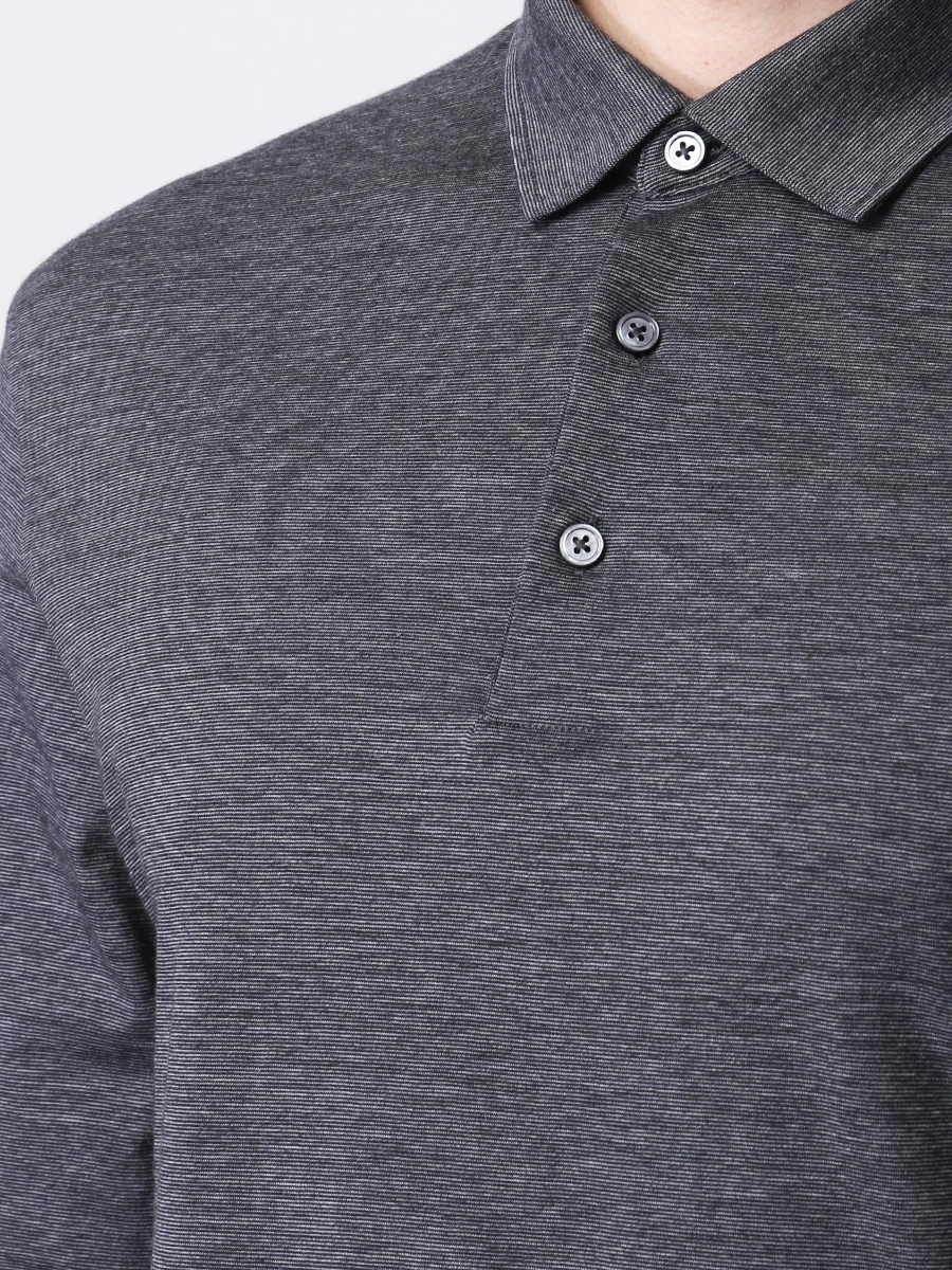 Поло из шерсти и хлопка