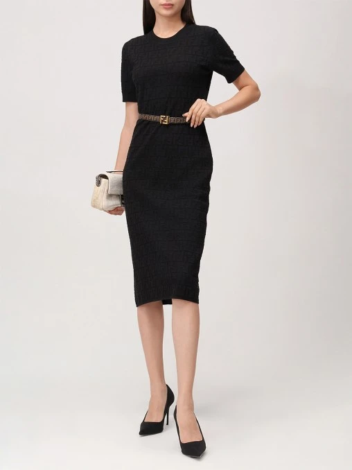Платье хлопковое FENDI