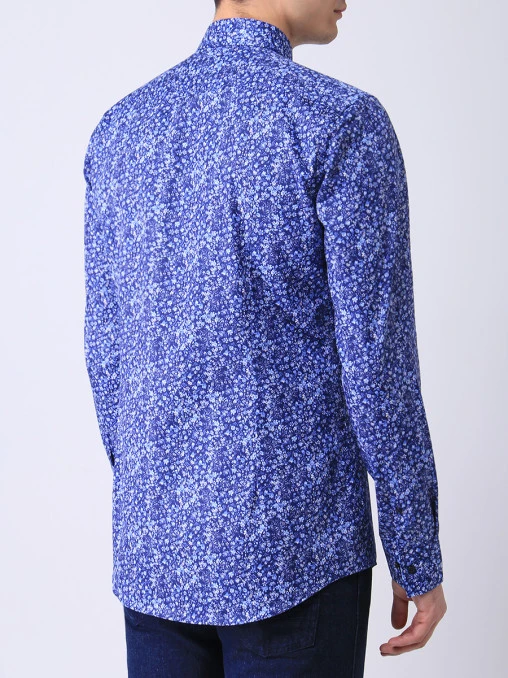 Рубашка Slim Fit с принтом BOSS