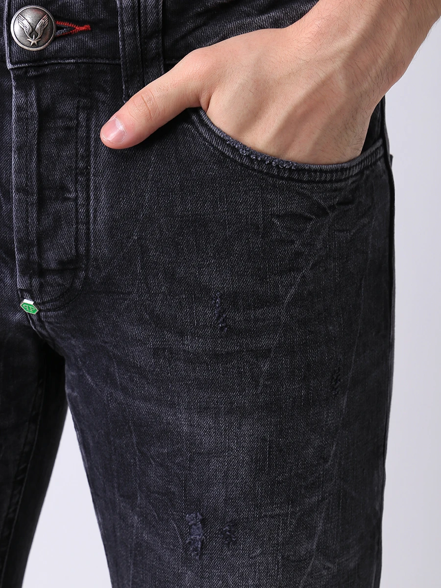 Джинсы Slim Fit хлопковые