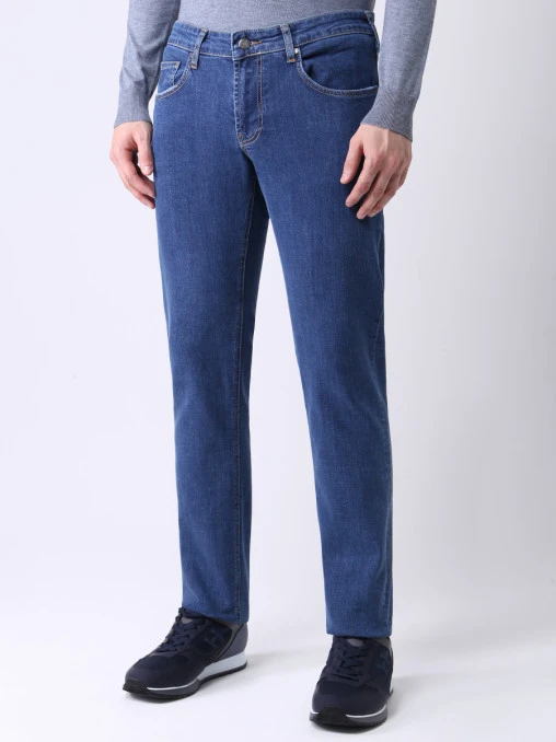 Джинсы Slim Fit хлопковые CUDGI