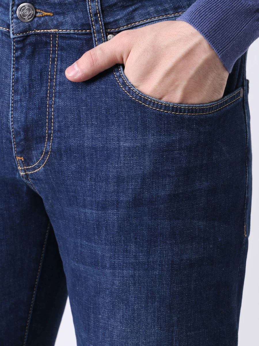 Джинсы Slim Fit хлопковые